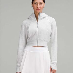 Lululemon Athletica Light Gray Zip-Up Hoodie
